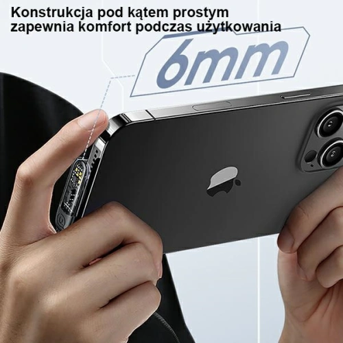 Kup Cablul unghiular USAMS USB-A/USB-C PD 6A 66W Iceflake Series 1,2m alb SJ585USB02 (US-SJ585) - USA888 - {ean13} - Sklep Home Screen