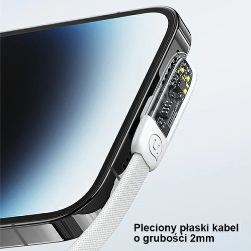 Kup Cablul unghiular USAMS USB-A/USB-C PD 6A 66W Iceflake Series 1,2m alb SJ585USB02 (US-SJ585) - USA888 - {ean13} - Sklep Home Screen