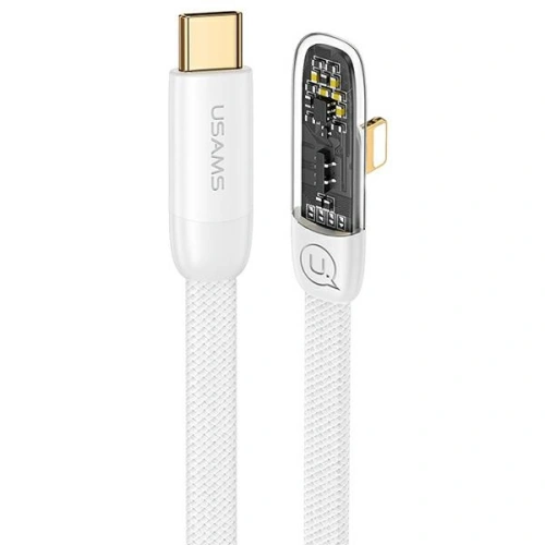 Kup Cablu unghiular USAMS USB-C/Lightning PD 20W Iceflake Series 2m alb SJ586USB02 (US-SJ586) - USA892 - {ean13} - Sklep Home Screen