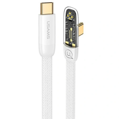 Buy USAMS Cable USB-C - USB-C PD 100W Iceflake Series 1,2m white SJ584USB02 (US-SJ584) - USA894 - {ean13} - Home Screen Store Europe