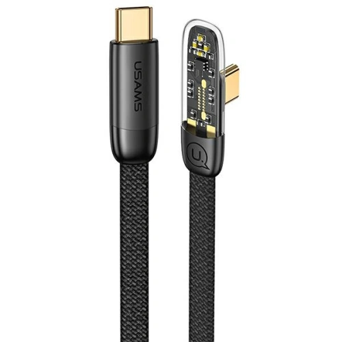 Kup Cablu unghiular USAMS USB-C - USB-C PD 100W Iceflake Series 1,2m negru/SJ584USB01 (US-SJ584) - USA895 - {ean13} - Sklep Home Screen