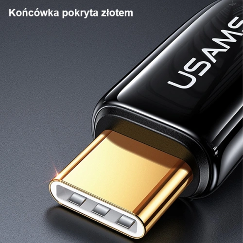 Kup Kabel USAMS U82 USB-C - USB-C 1.2m 240W PD 3.1 Încărcare Rapidă negru/black SJ580USB01 (US-SJ580) - USA898 - {ean13} - Sklep Home Screen
