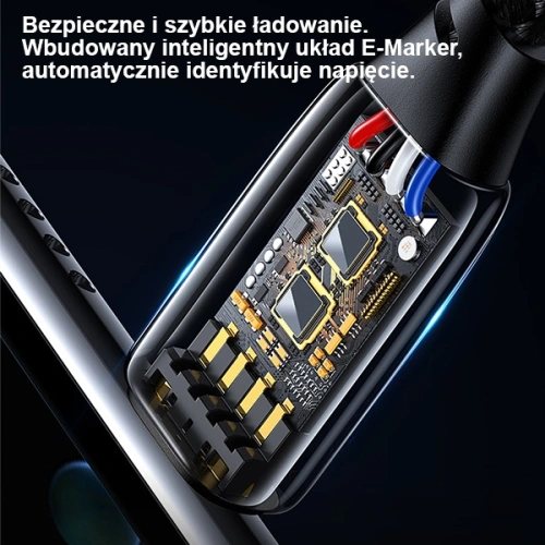 Kup Kabel USAMS U82 USB-C - USB-C 1.2m 240W PD 3.1 Fast Charging czarny/black SJ580USB01 (US-SJ580) - USA898 - {ean13} - Sklep Home Screen
