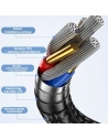 Kup Kabel USAMS U82 USB-C - USB-C 2m 240W PD 3.1 pletený černý SJ581USB01 (US-SJ581) - USA899 - {ean13} - Sklep Home Screen