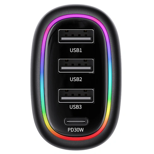 Kup Ładowarka Samochowoa USAMS 1xUSB-C 3xUSB-A C34 48W 3A+C PD czarna CC170CC01 (US-CC170) - USA900 - {ean13} - Sklep Home Screen