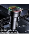 Kup Autonabíječka s pružným kabelem USAMS 2xUSB-C 1xUSB-A C33 60W černá CC167CC01 (US-CC167) - USA901 - {ean13} - Sklep Home Screen