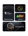 Kup Încărcător auto cu cablu spiralat USAMS 2xUSB-C 1xUSB-A C33 60W negru CC167CC01 (US-CC167) - USA901 - {ean13} - Sklep Home Screen
