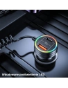 Kup USAMS 2xUSB-C 1xUSB-A C33 60W fekete autós töltő rugós kábellel CC167CC01 (US-CC167) - USA901 - {ean13} - Sklep Home Screen