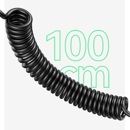 Kup USAMS 2xUSB-C 1xUSB-A C33 60W fekete autós töltő rugós kábellel CC167CC01 (US-CC167) - USA901 - {ean13} - Sklep Home Screen