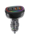 Autonabíječka USAMS 2xUSB-C 2xUSB-A C34 120W černá CC169CC02 (US-CC169)