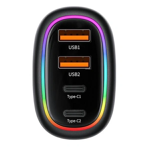 Kup USAMS Autós Töltő 2xUSB-C 2xUSB-A C34 120W fekete CC169CC02 (US-CC169) - USA902 - {ean13} - Sklep Home Screen