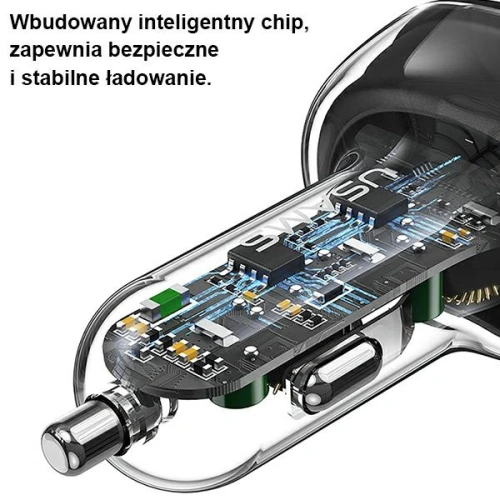Kup USAMS Autós Töltő 2xUSB-C 2xUSB-A C34 120W fekete CC169CC02 (US-CC169) - USA902 - {ean13} - Sklep Home Screen