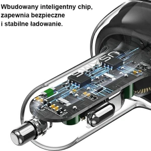 Kup Ładowarka Samochodowa USAMS 2xUSB-C 2xUSB-A C34 120W niebieska CC169CC01 (US-CC169) - USA903 - {ean13} - Sklep Home Screen