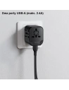 Kup Încărcător de rețea USAMS 2xUSB T55 12W adaptor universal 4 în 1 US/AU/EU/UK negru CC173TC01 (US-CC173) - USA904 - {ean13} - Sklep Home Screen