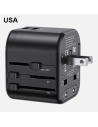 Kup Încărcător de rețea USAMS 2xUSB T55 12W adaptor universal 4 în 1 US/AU/EU/UK negru CC173TC01 (US-CC173) - USA904 - {ean13} - Sklep Home Screen