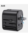 Kup Încărcător de rețea USAMS 2xUSB T55 12W adaptor universal 4 în 1 US/AU/EU/UK negru CC173TC01 (US-CC173) - USA904 - {ean13} - Sklep Home Screen