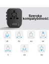 Kup Încărcător de rețea USAMS 2xUSB T55 12W adaptor universal 4 în 1 US/AU/EU/UK negru CC173TC01 (US-CC173) - USA904 - {ean13} - Sklep Home Screen