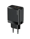 Încărcător de rețea USAMS 2xUSB-C T54 40W PD negru CC172TC01 (US-CC172)