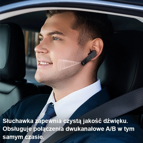 Kup Căști Bluetooth USAMS 5.0 BT2 negre BHUBT201 (USAMS-BT2) - USA908 - {ean13} - Sklep Home Screen