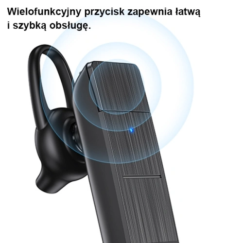Kup Căști Bluetooth USAMS 5.0 BT2 negre BHUBT201 (USAMS-BT2) - USA908 - {ean13} - Sklep Home Screen