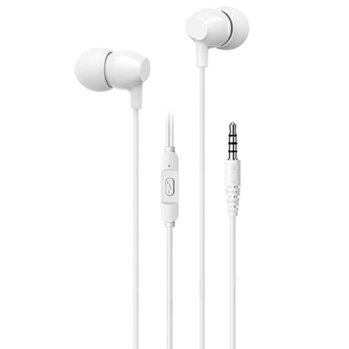 Buy USAMS Wired Earphones EP-47 3.5mm white 1.2m HSEP4702 (US-SJ594) - USA909 - {ean13} - Home Screen Store Europe