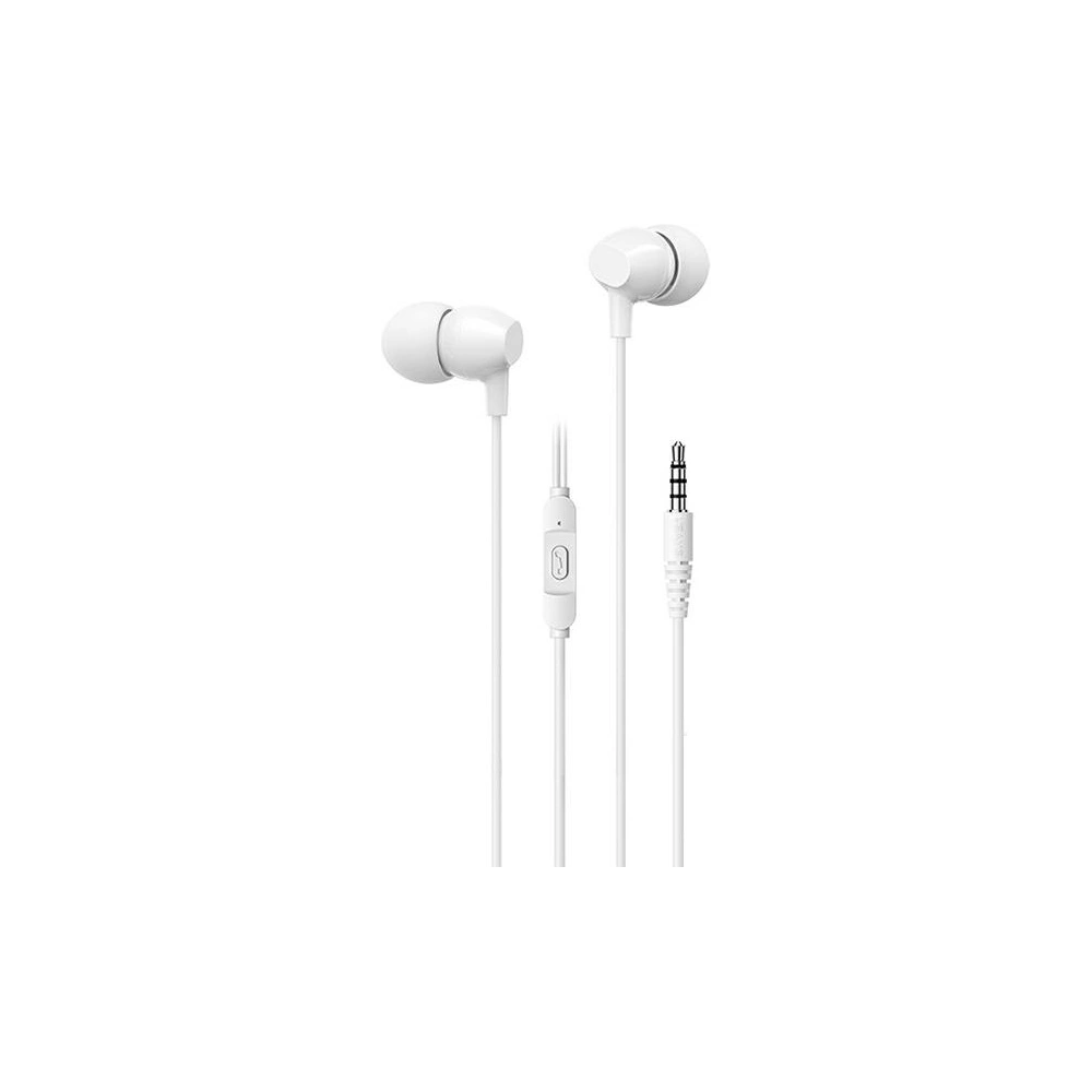 Słuchawki Stereo USAMS EP-47 3.5mm białe 1.2m HSEP4702 (US-SJ594)