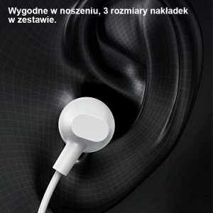 Buy USAMS Wired Earphones EP-47 3.5mm white 1.2m HSEP4702 (US-SJ594) - USA909 - {ean13} - Home Screen Store Europe