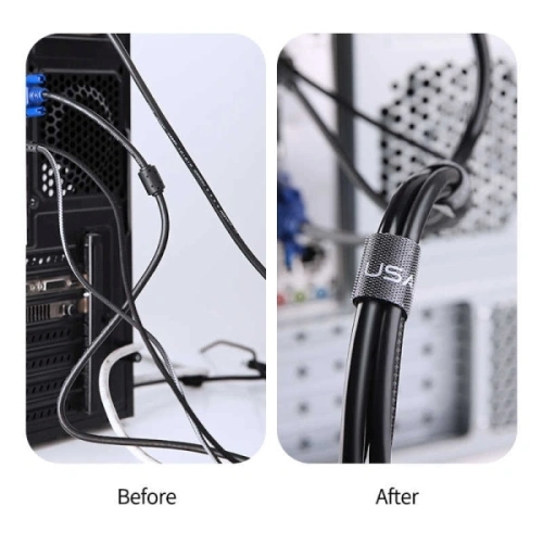 Buy USAMS Velcro Cable Organiser 1m black ZB60ZD02 (US-ZB060) - USA911 - {ean13} - Home Screen Store Europe