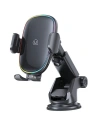 USAMS US-CD187 15W Car Dashboard/Windshield Mount With Wireless Charger Built In Black CD187ZJ01