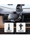 Buy USAMS US-CD187 15W Car Dashboard/Windshield Mount With Wireless Charger Built In Black CD187ZJ01 - USA912 - {ean13} - Home Screen Store Europe