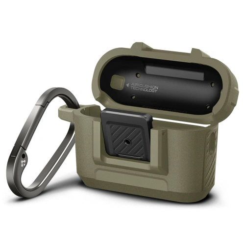Kup Case Spigen Lock Fit Apple AirPods Pro 2/1 Vintage Khaki - SPN2767 - {ean13} - Sklep Home Screen
