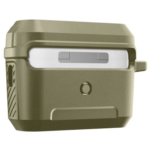Kup Case Spigen Lock Fit Apple AirPods Pro 2/1 Vintage Khaki - SPN2767 - {ean13} - Sklep Home Screen