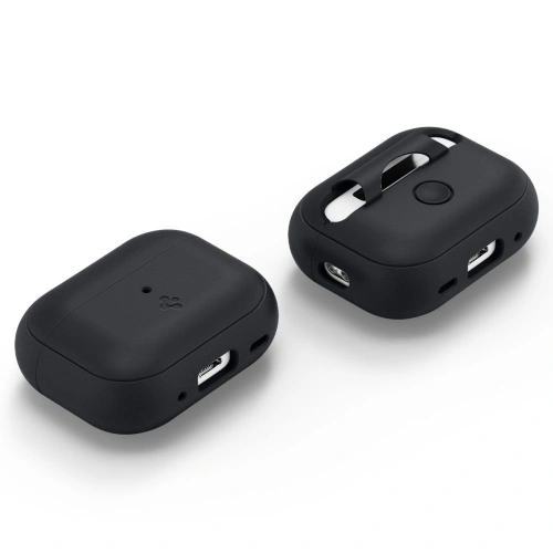 Kup Etui Spigen Silicone Fit Strap Apple AirPods Pro 2/1 Fekete - SPN2768 - {ean13} - Sklep Home Screen