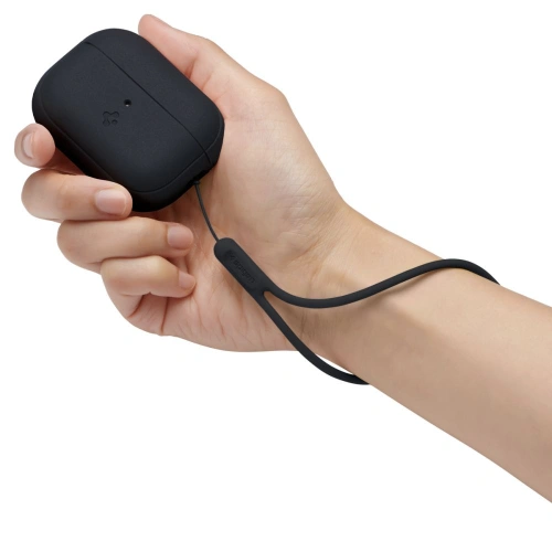 Kup Etui Spigen Silicone Fit Strap Apple AirPods Pro 2/1 Černé - SPN2768 - {ean13} - Sklep Home Screen