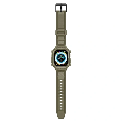Kup Armband + Case Spigen Rugged Armor Pro Apple Watch Ultra 49mm Vintage Khaki - SPN2769 - {ean13} - Sklep Home Screen