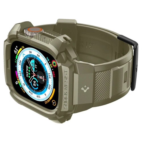 Kup Armband + Case Spigen Rugged Armor Pro Apple Watch Ultra 49mm Vintage Khaki - SPN2769 - {ean13} - Sklep Home Screen