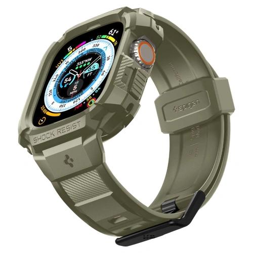 Kup Armband + Case Spigen Rugged Armor Pro Apple Watch Ultra 49mm Vintage Khaki - SPN2769 - {ean13} - Sklep Home Screen