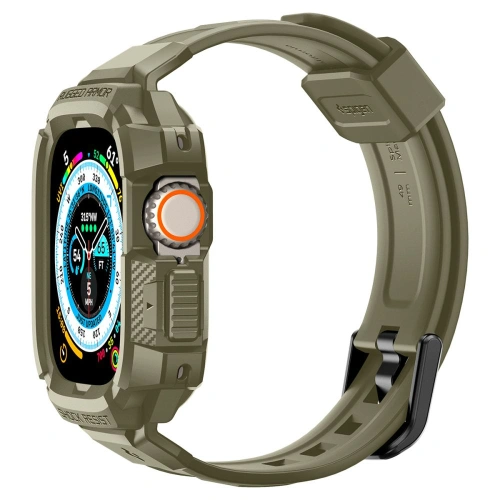Kup Armband + Case Spigen Rugged Armor Pro Apple Watch Ultra 49mm Vintage Khaki - SPN2769 - {ean13} - Sklep Home Screen