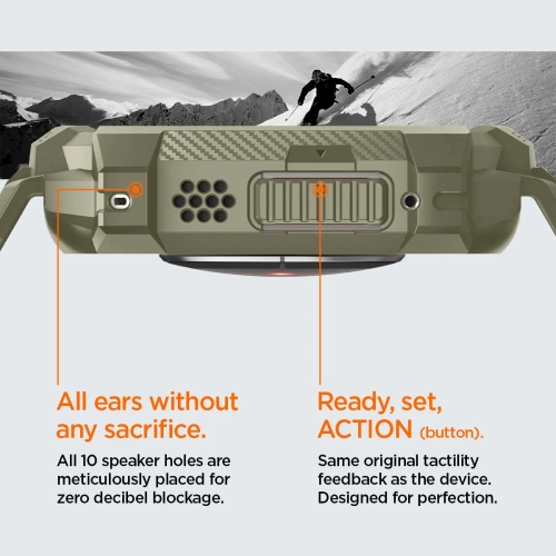 Kup Armband + Case Spigen Rugged Armor Pro Apple Watch Ultra 49mm Vintage Khaki - SPN2769 - {ean13} - Sklep Home Screen