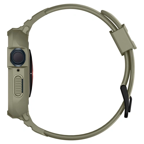 Kup Belt + case Spigen Rugged Armor Pro Apple Watch 4/5/6/7/SE 44/45mm Vintage Khaki - SPN2770 - {ean13} - Sklep Home Screen