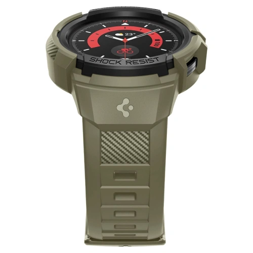 Kup Pasek + etui Spigen Rugged Armor Pro Samsung Galaxy Watch 5 Pro 45mm Vintage Khaki - SPN2771 - {ean13} - Sklep Home Screen
