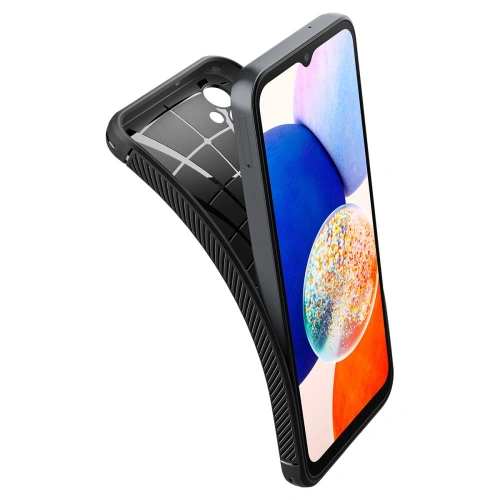 Kup Spigen Samsung Gehäuse Rugged Armor Galaxy A14 5G Mattschwarz - SPN2772 - {ean13} - Sklep Home Screen
