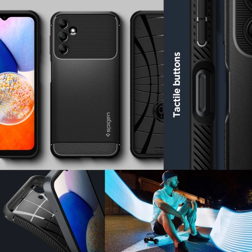 Kup Etui Spigen Rugged Armor Samsung Galaxy A14 5G Matte Black - SPN2772 - {ean13} - Sklep Home Screen