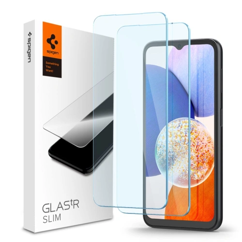 Buy Spigen GLAS.tR Slim Samsung Galaxy A14 5G Clear [2 PACK] - SPN2775 - {ean13} - Home Screen Store Europe