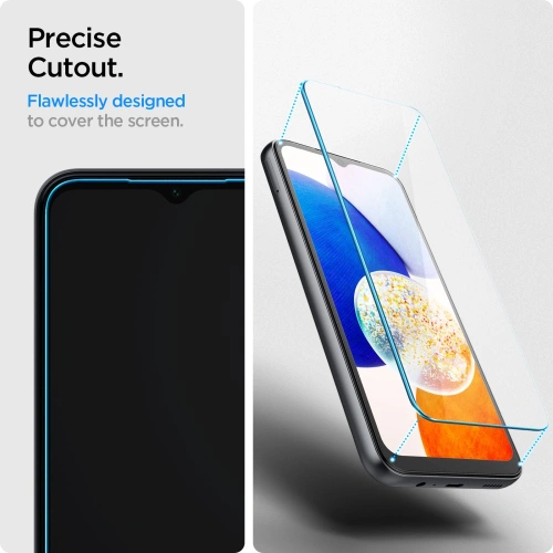 Buy Spigen GLAS.tR Slim Samsung Galaxy A14 5G Clear [2 PACK] - SPN2775 - {ean13} - Home Screen Store Europe