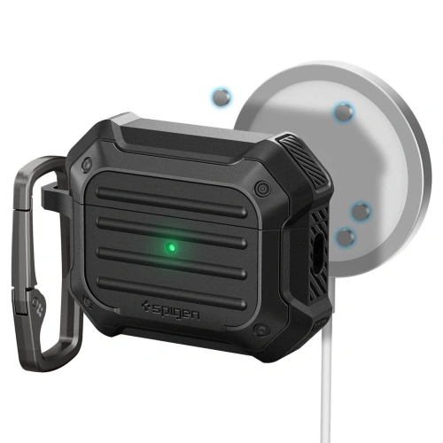 Kup Spigen Apple Tasche Tough Armor MagSafe Airpods Pro 2/1 Schwarz - SPN2776 - {ean13} - Sklep Home Screen