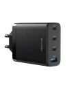 Blitzwolf BW-S23 Netzladegerät, 3x USB-C, USB-A, GaN 100W (schwarz)