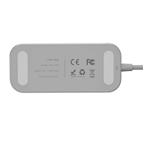 Kup Adaptor 7w1 HUB Blitzwolf BW-TH5 USB-C 1x HDMI, 3x USB 3.0, 1x USB-C PD, 1x SD, 1x Micro SD - BLZ525 - {ean13} - Sklep Home Screen