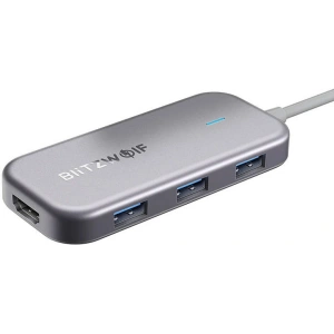 Kup Adapter 7w1 HUB Blitzwolf BW-TH5 USB-C 1x HDMI, 3x USB 3.0, 1x USB-C PD, 1x SD, 1x Micro SD - BLZ525 - {ean13} - Sklep Home Screen