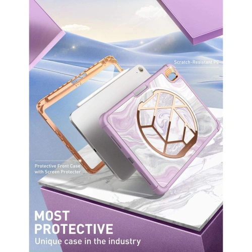 Kup Etui Supcase Cosmo iPad 10.9 2022 Marmurowe Fioletowe - SPC359 - {ean13} - Sklep Home Screen
